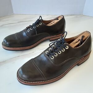 Truman Boot Co. Hunter Green Cap Toe Dress Dainite Sole Oxford Sz 8.5 - 9D